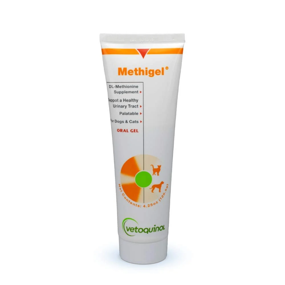 Responsible Vetoquinol Methigel Urinary Acidifier for Dogs Cats Supports Urinary Health and Bladder Function Solid
