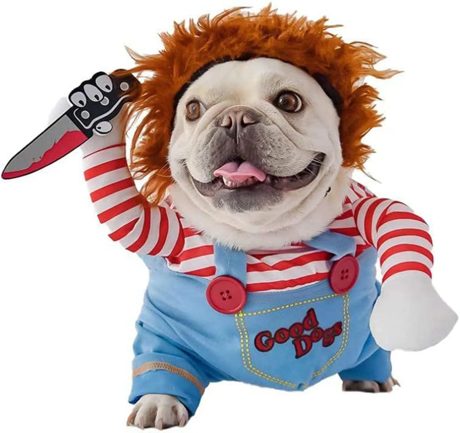 Fast ISMARTEN Pet Deadly Dog Costume – Funny Halloween Cosplay for Small to XL Dogs Certified