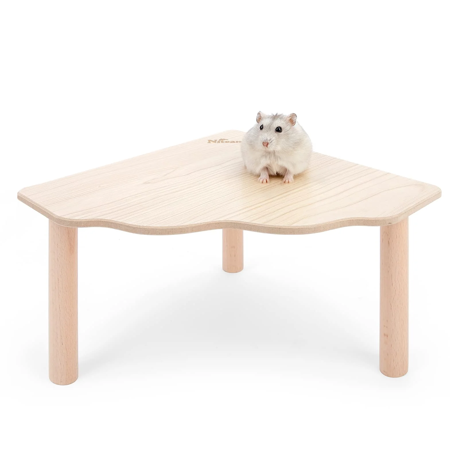 Comfortable Niteangel Hamster Play Wooden Platform – Triangle 9×9 in 4.7 in Height Burlywood Reliable