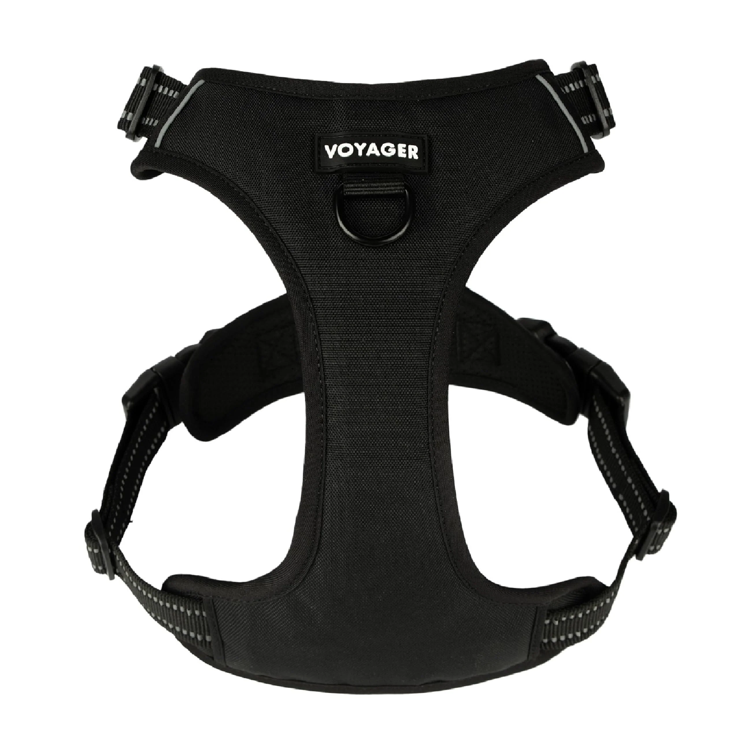 Smooth Voyager Dog Harness Dual Leash Attachment No-Pull – 3M Reflective Adjustable XS Pet Supplies Selected