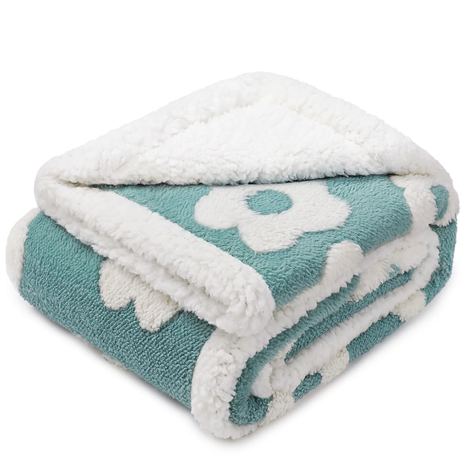 Elegant Luciphia Waterproof Pet Blanket for Dogs – Blue 40×28 in Plush Jacquard Fleece Couch Protection High-End
