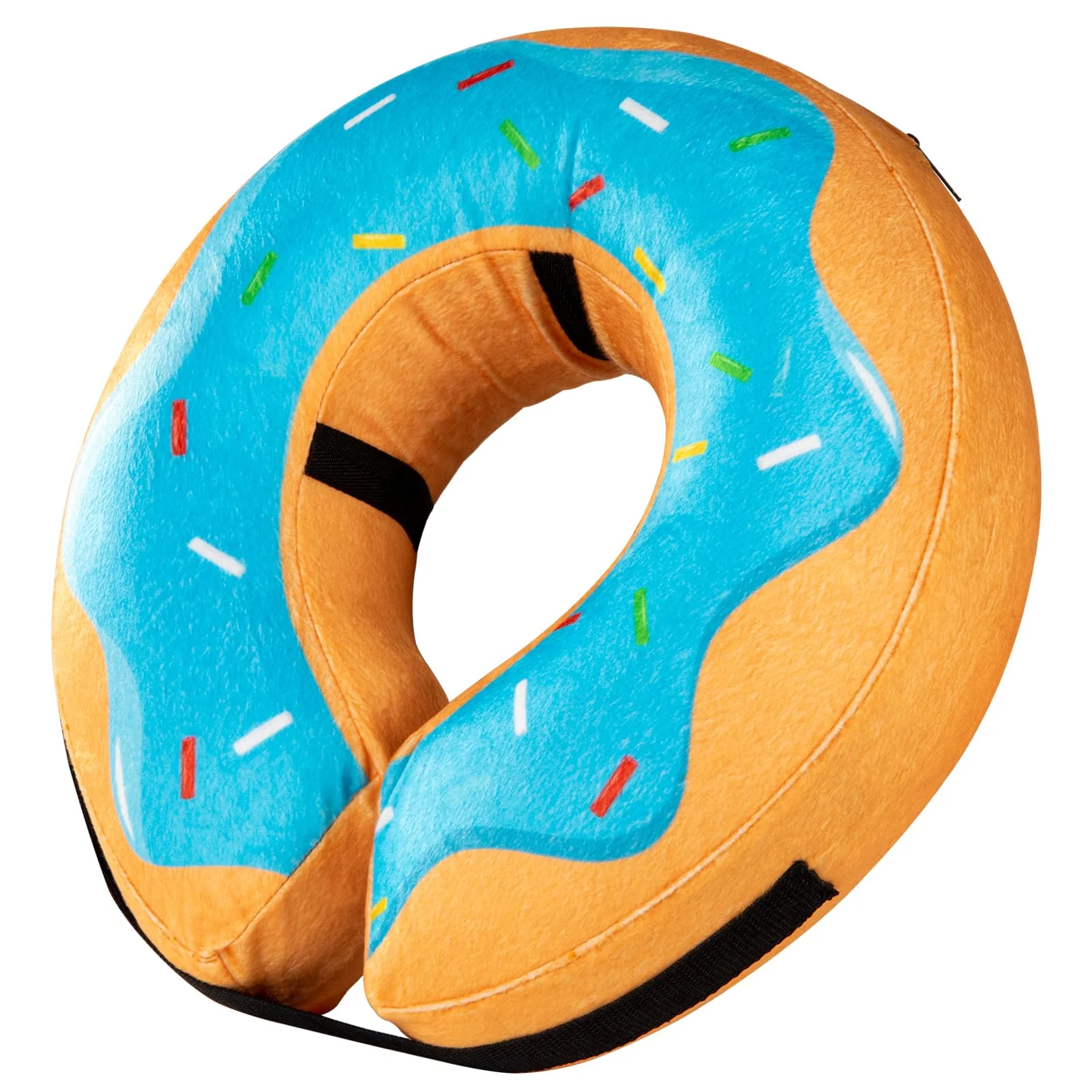 Advanced Grand Line Donut Inflatable Collar for Dogs and Cats – Soft Recovery Cone Blue L Powerful