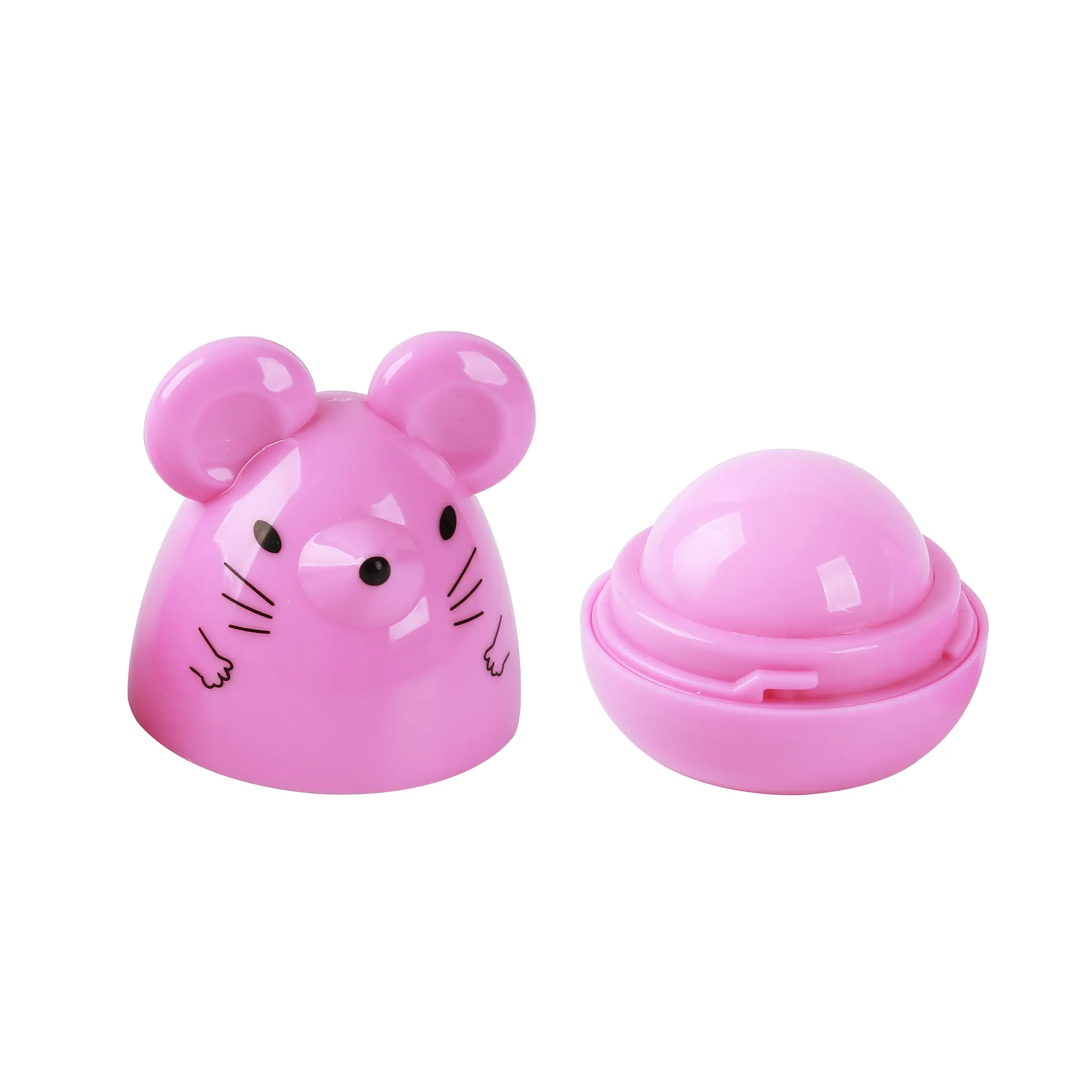 Premium Material Bálsamo labial hidratante de ratón Reusable