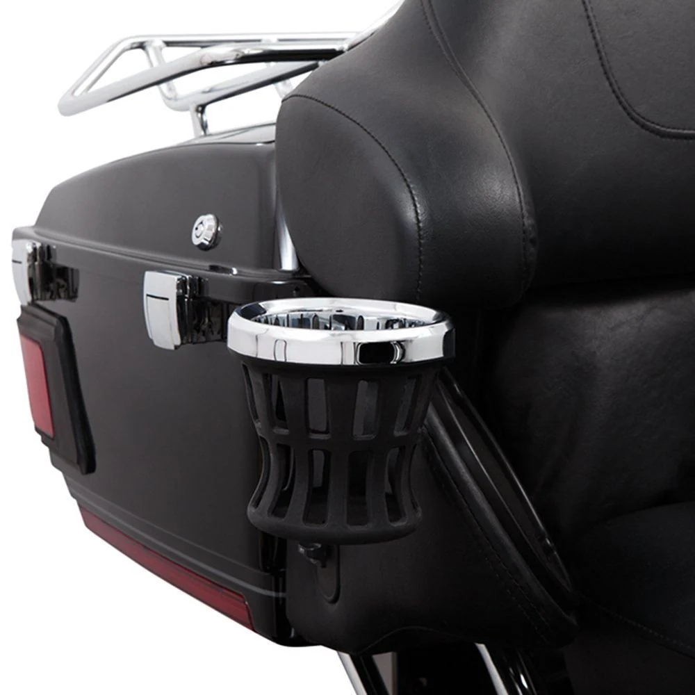 Crafted Ciro3D – Drink Holder – Passenger Mount – Chrome Black Relaxed