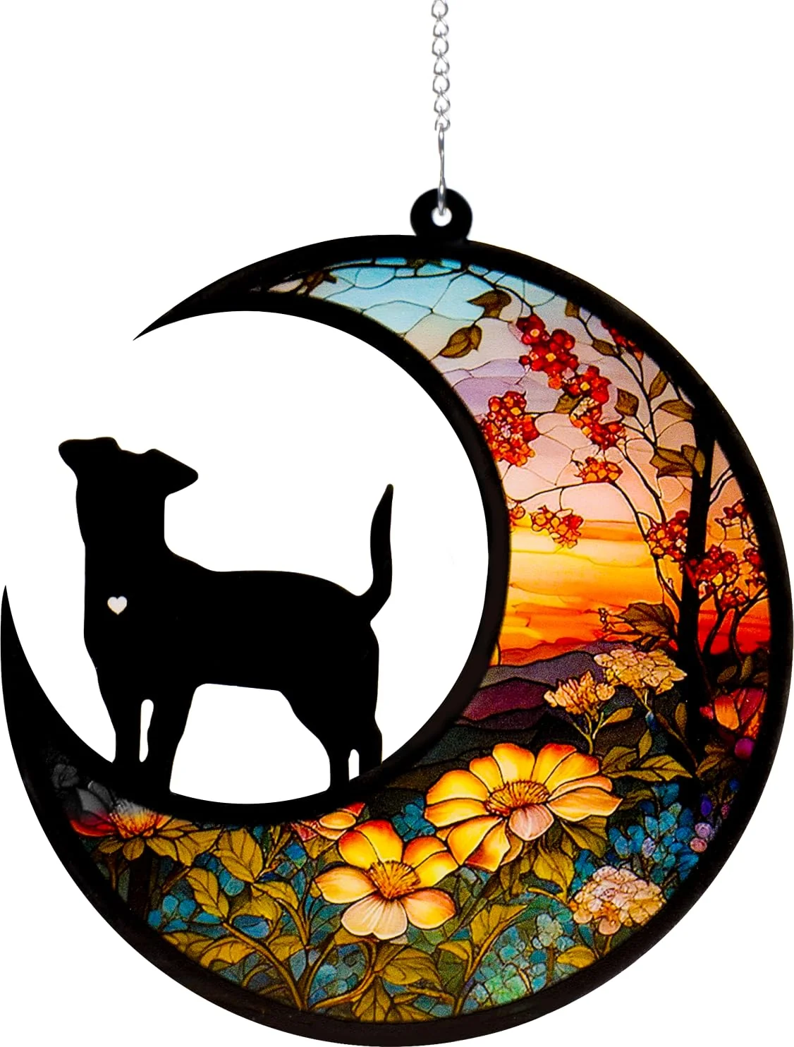 Genuine DeerZone Dog Memorial Suncatcher – Personalized Pet Loss Gift with Name Date Stylish