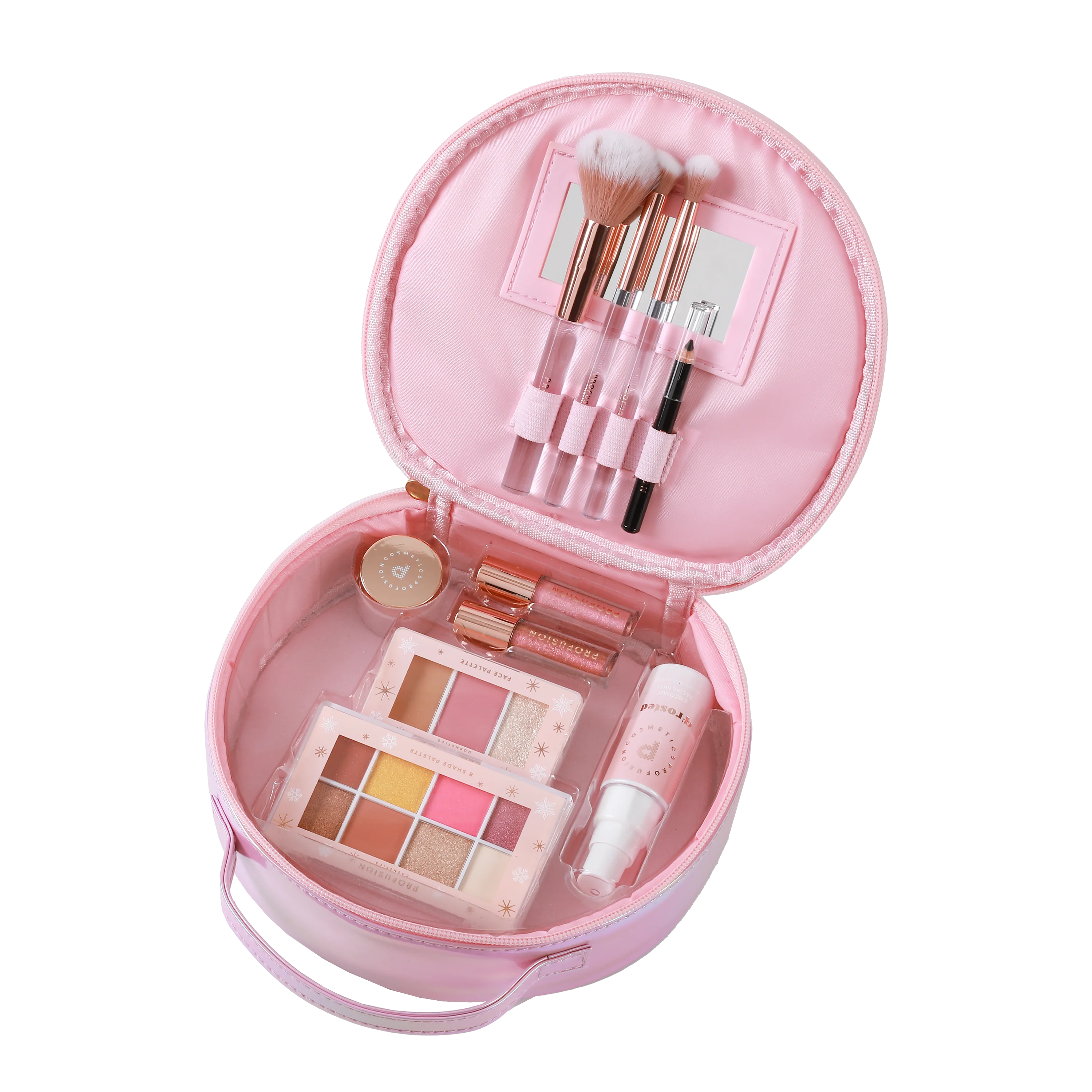Solid Brillo de nieve escarchada Caja de belleza de 19 piezas Eco-Friendly