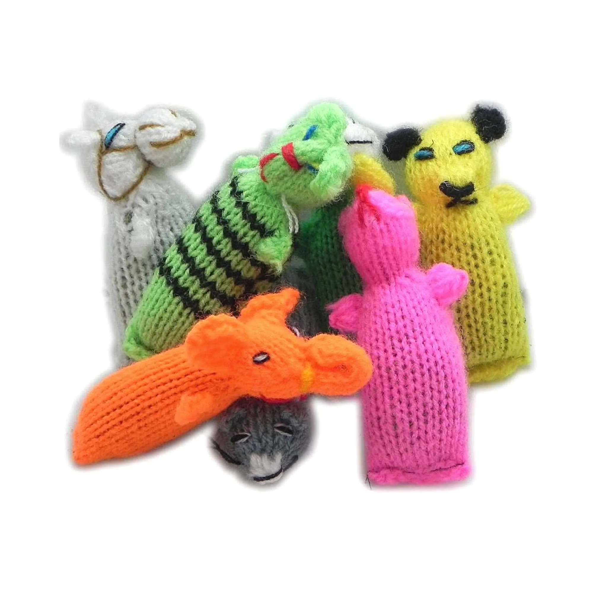 Green Barn Yarn Hand Knit Wool Cat Toy with Organic Catnip Chilly Dog Exclusive
