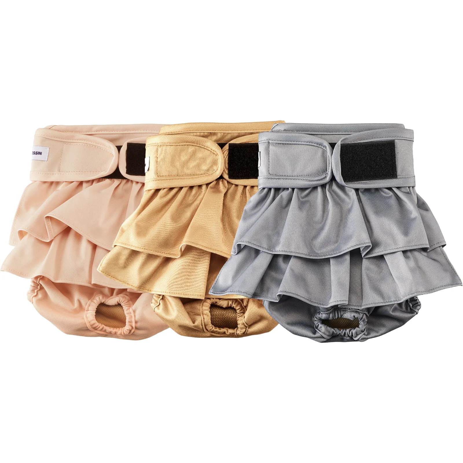 Consistent VUNCESSIN Reusable Female Dog Diapers Large – Pack of 3 Washable Leak-Proof Traditional