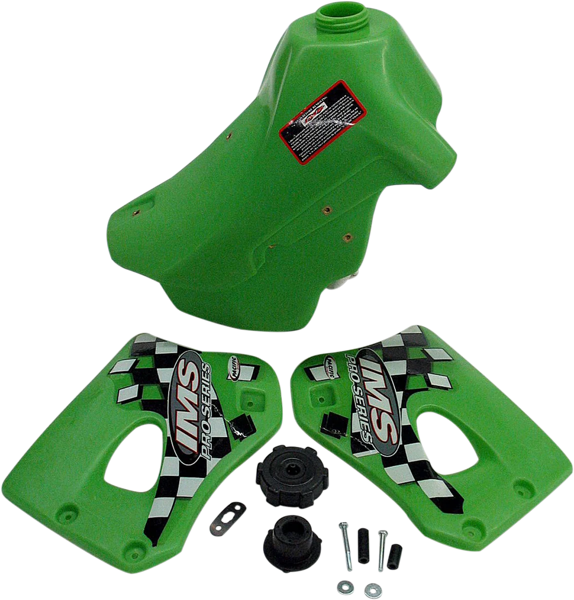 Healthy IMS PRODUCTS INC. Large-Capacity Gas Tank – Green – Kawasaki – 3.4 Gallon 113128-G1 Premium Material
