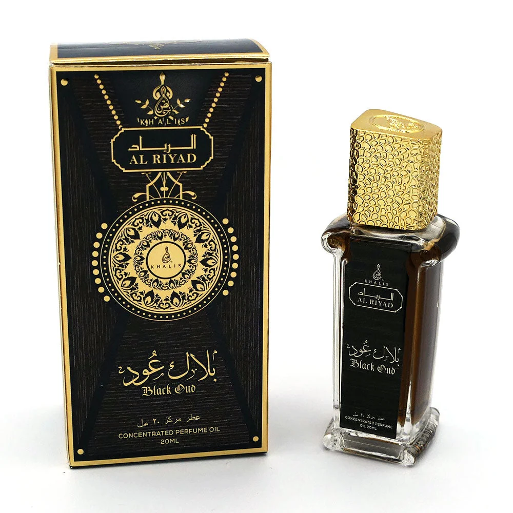 Fashionable Aceite de oud negro 20 ml roll-on Elite