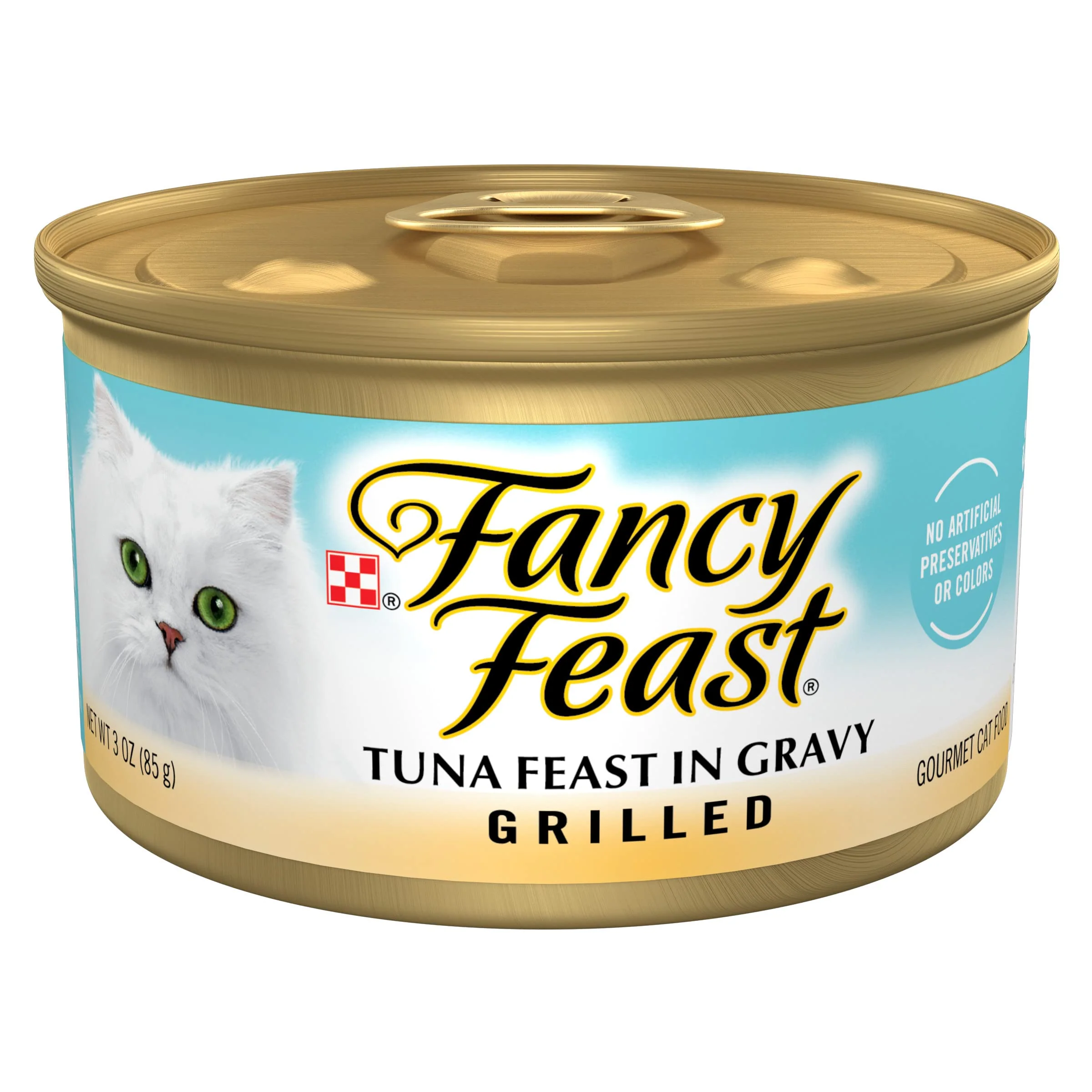Selected Fancy Feast Grilled Tuna Feast in Gravy Wet Cat Food – Pack of 24 3 oz Cans Innovative