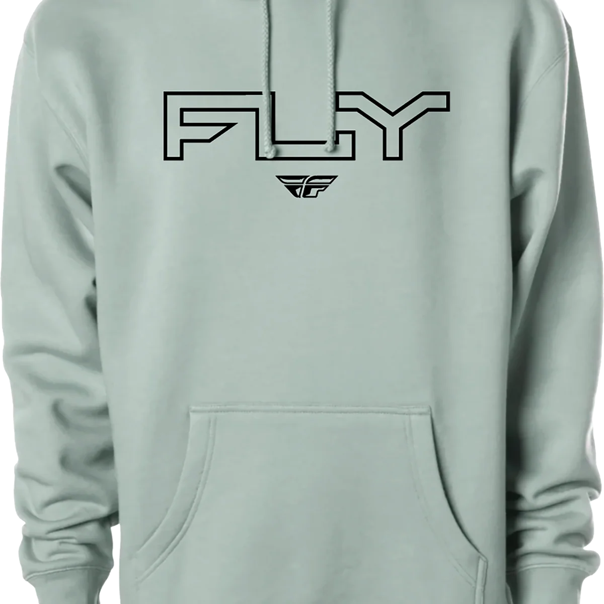 Premium Material Youth Fly Edge Hoodie Dusty Sage Ys Ym Comfortable