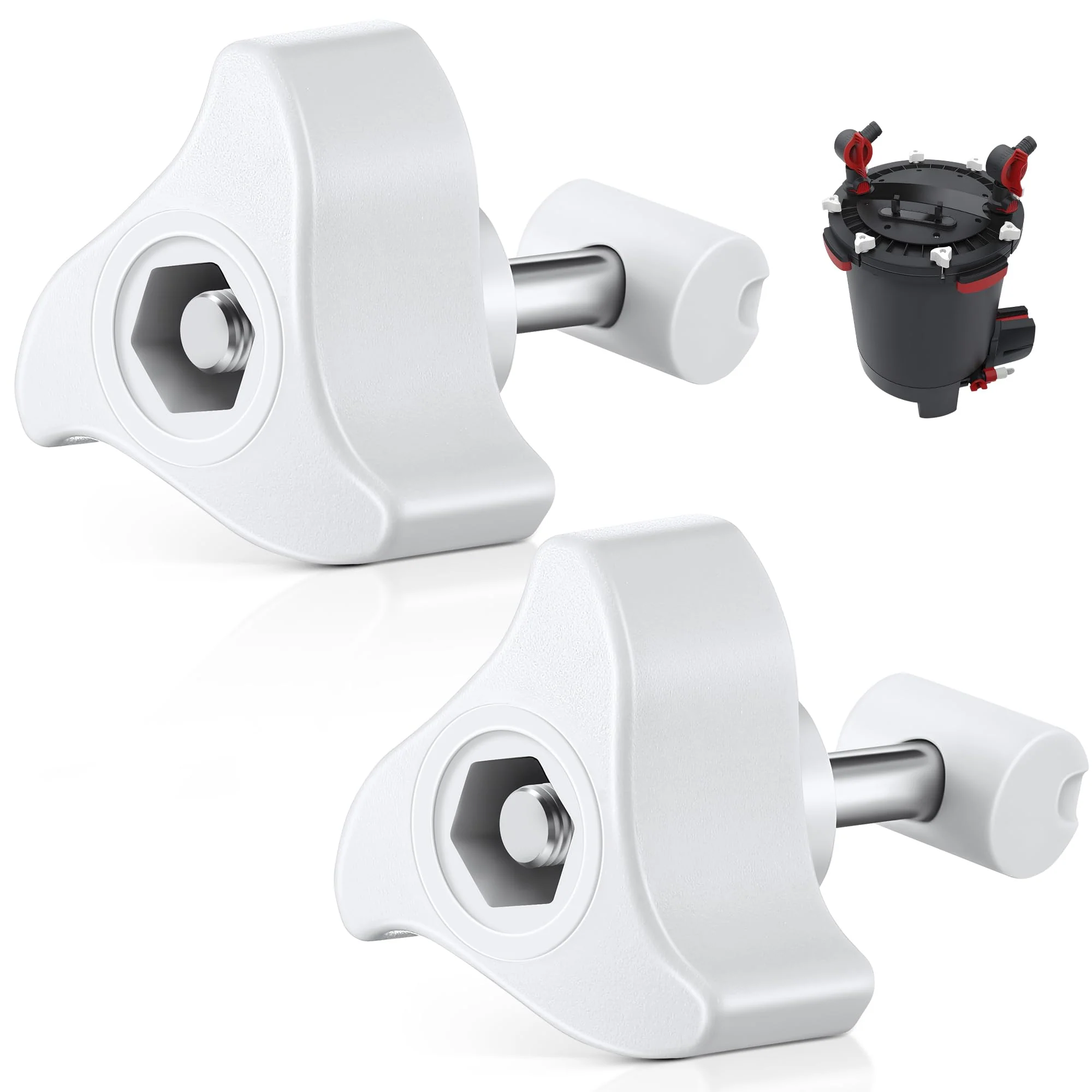 Reliable HappyAlley 2-Pack Fluval Lid Fasteners for FX6 FX5 FX4 FX2 – Parts Trendy