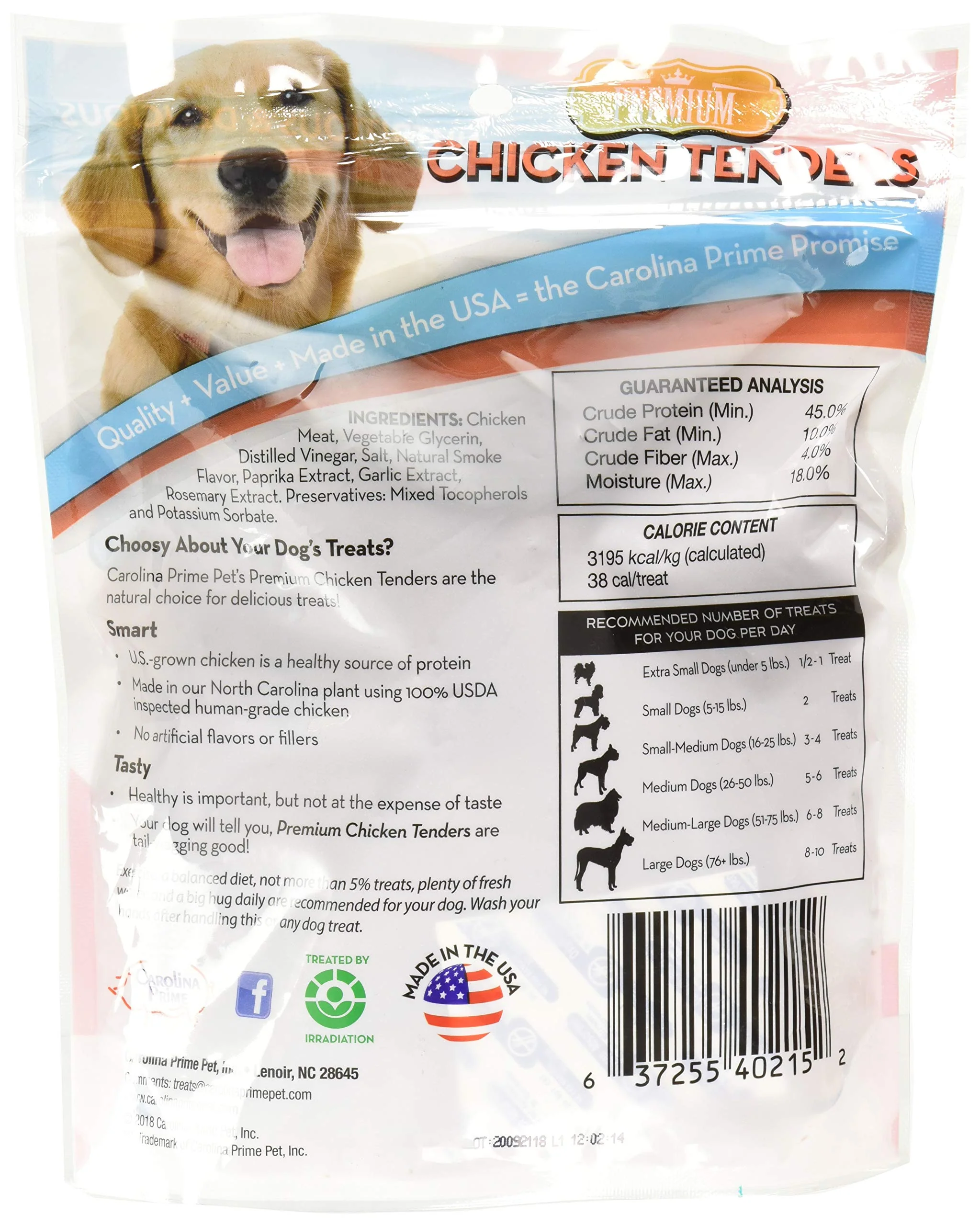 User-Friendly Carolina Prime Pet 40216 Chicken Tenders – 12 oz Pouch USA Made Professional