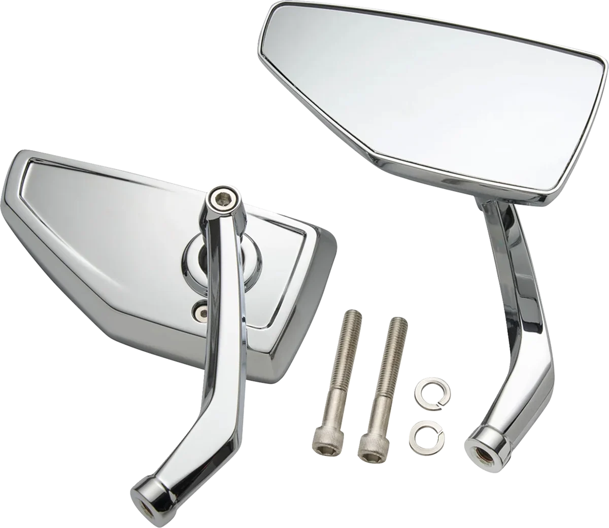 Certified CIRO Mirrors – Chicane – Side View – Chrome – Left Right – Pair 55000 Lightweight