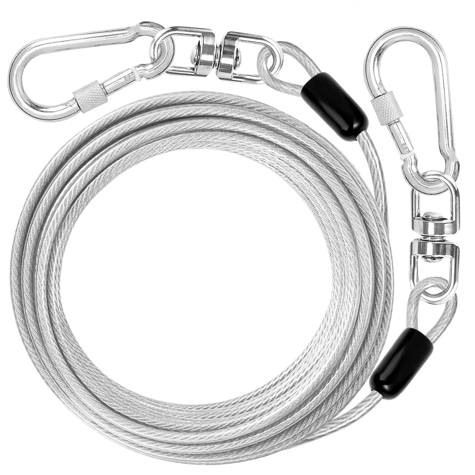 Prestigious jenico Dog Tie Out Cable – 20 ft Heavy-Duty Yard Dog Lead Up to 500 lbs Casual