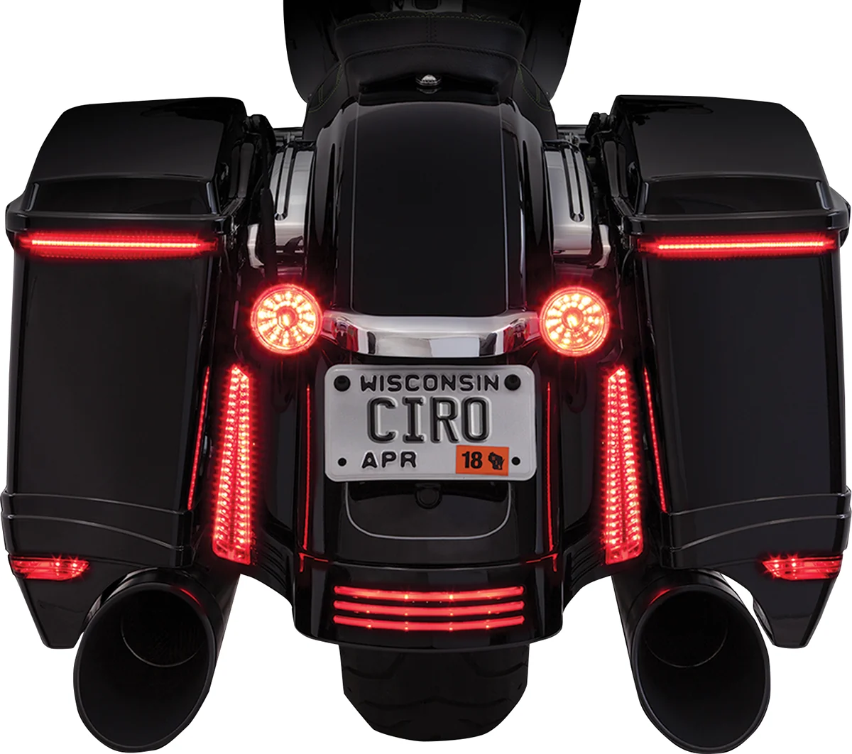 Fine CIRO Bag Blades® – Amber Turn Signals – Smoke Lens 40029 Contemporary