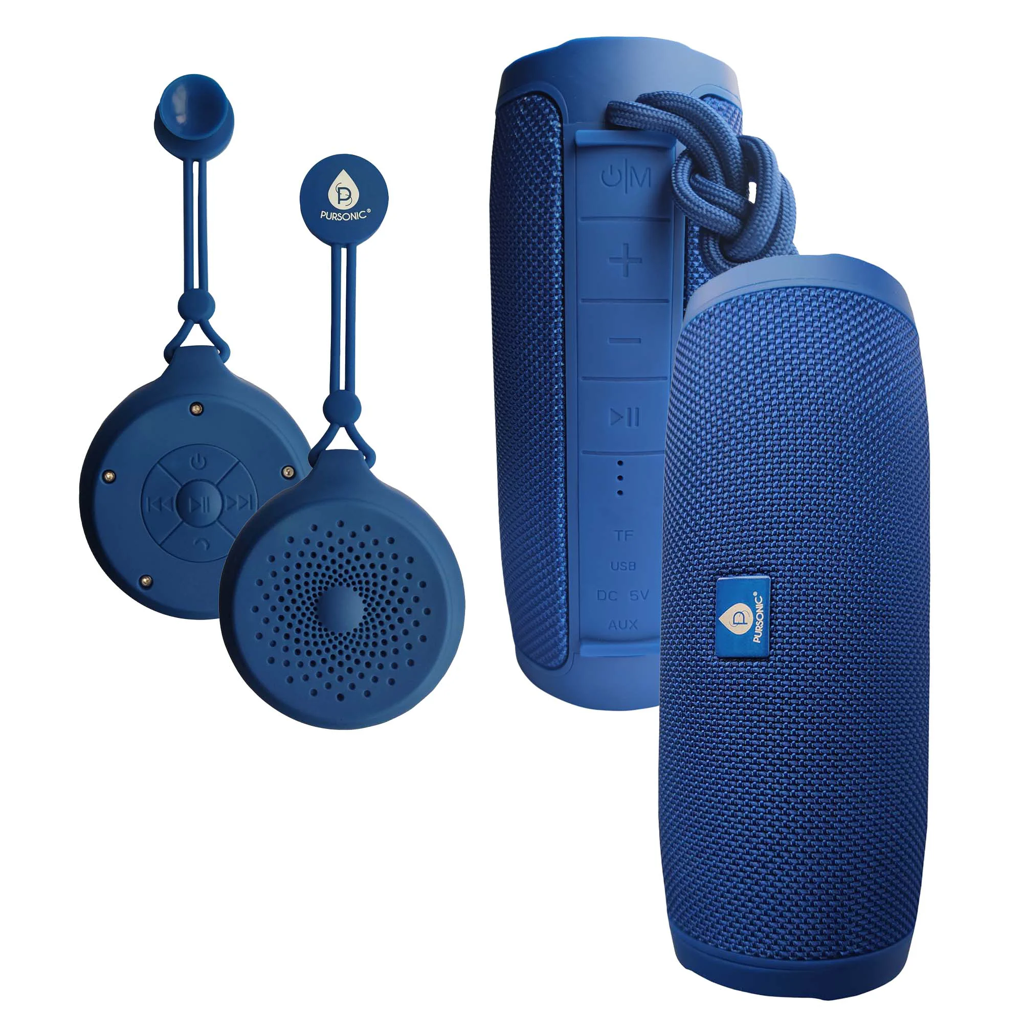 Effective Paquete de altavoz inalámbrico Pursonic Peak y altavoz inalámbrico resistente al agua Pursonic sonido de alta resolución de 360° en cualquier lugar y momento. Genuine