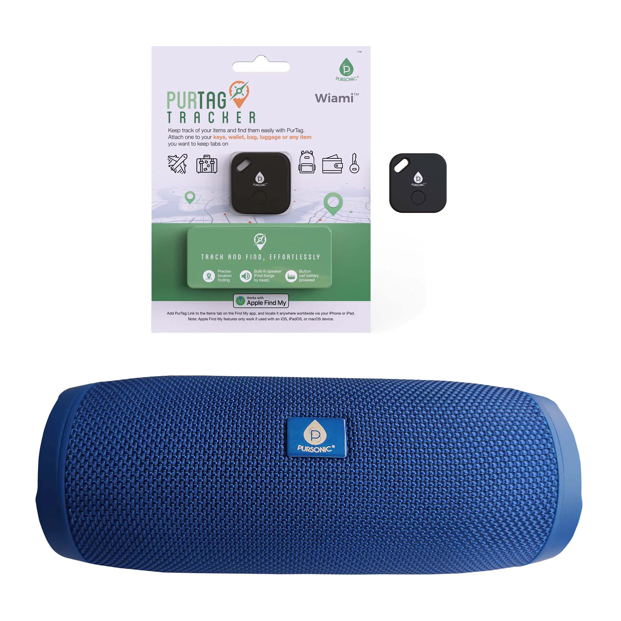 Trendy Audio inalámbrico Pursonic y seguimiento inteligente paquete de altavoz y Purtag Smooth