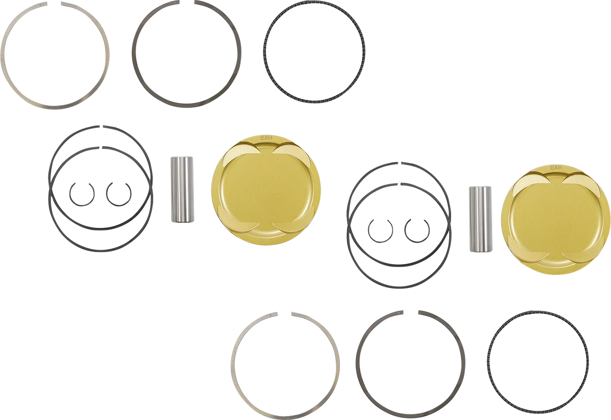 Advanced JE PISTONS Piston Kit – 93.00 mm – 9.5 1 CR – Polaris RZR XP900 379450 Exceptional