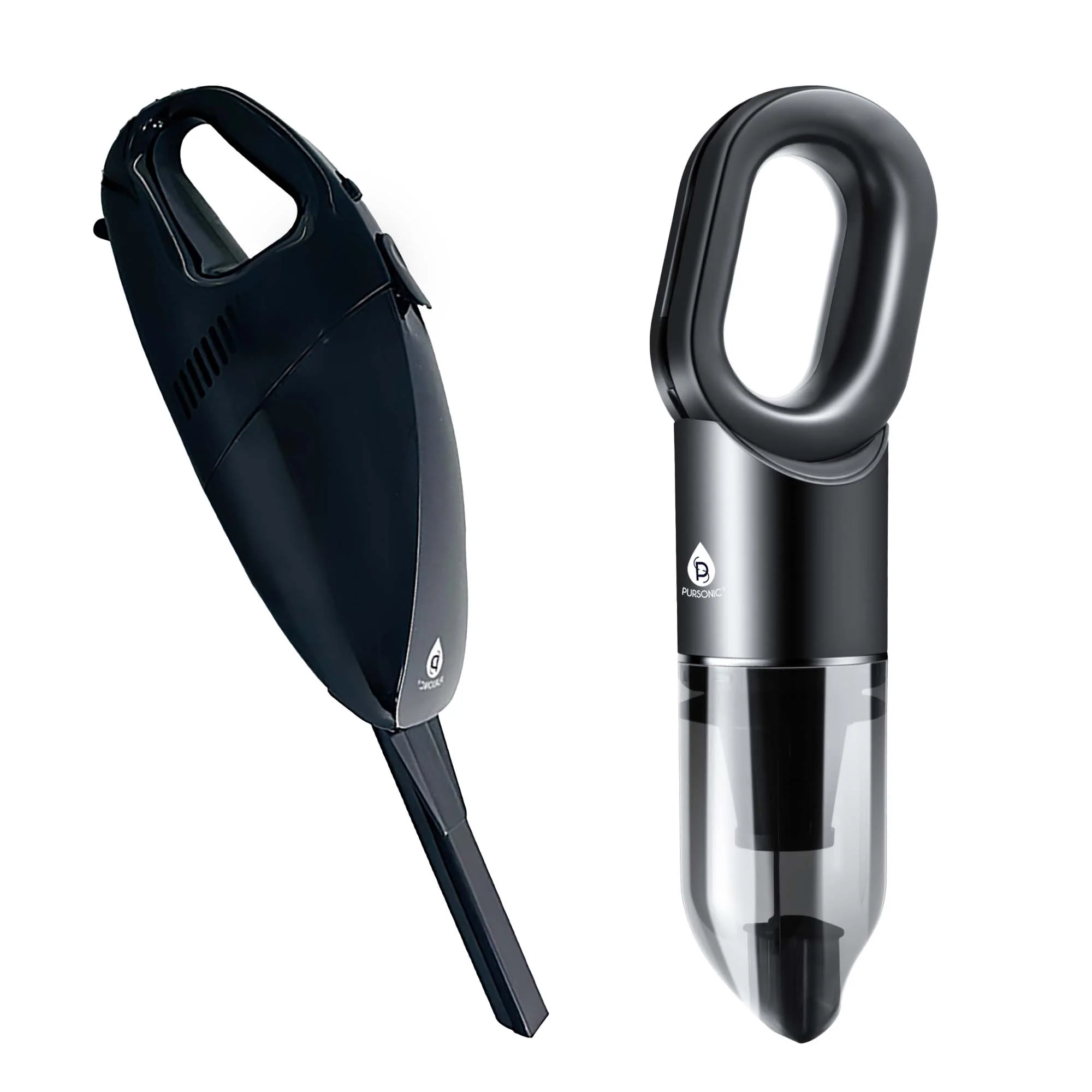 Convenient Pursonic – Aspiradora de mano y para coche doble uso – Aspiradora inalámbrica y recargable por USB Functional