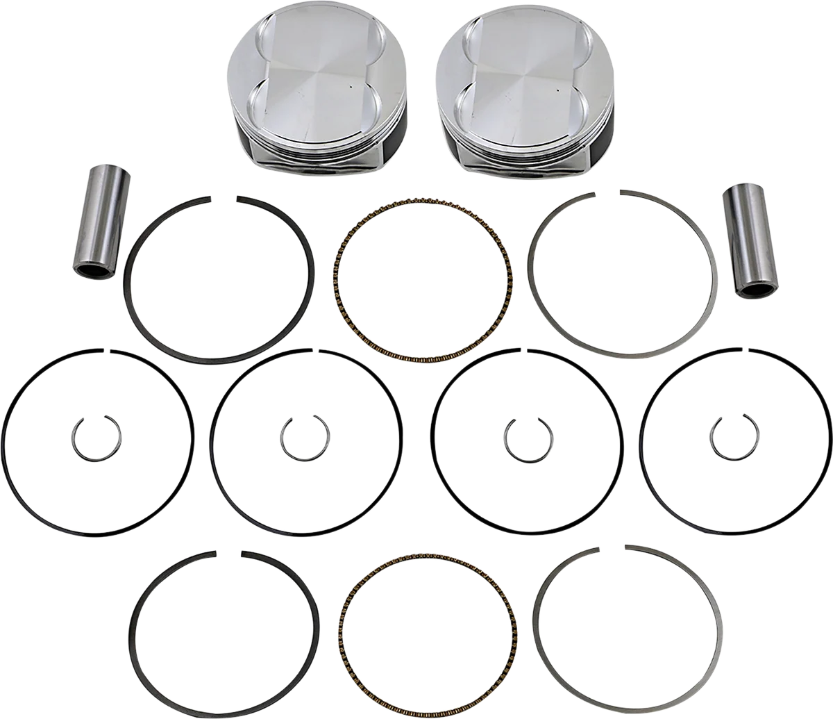 Comfortable JE PISTONS Piston Kit – 4.075 Bore – Standard – 114 117 M8 370249 Quality