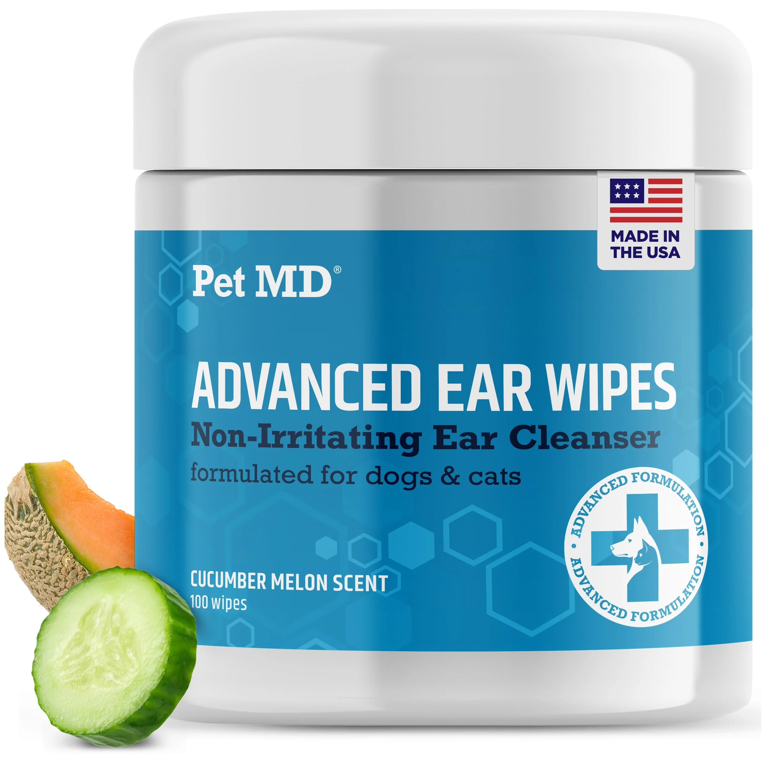 Consistent Pet MD Cat Dog Ear Cleaner Wipes – Advanced Otic Vet Formula 100 Count Carefully Designed