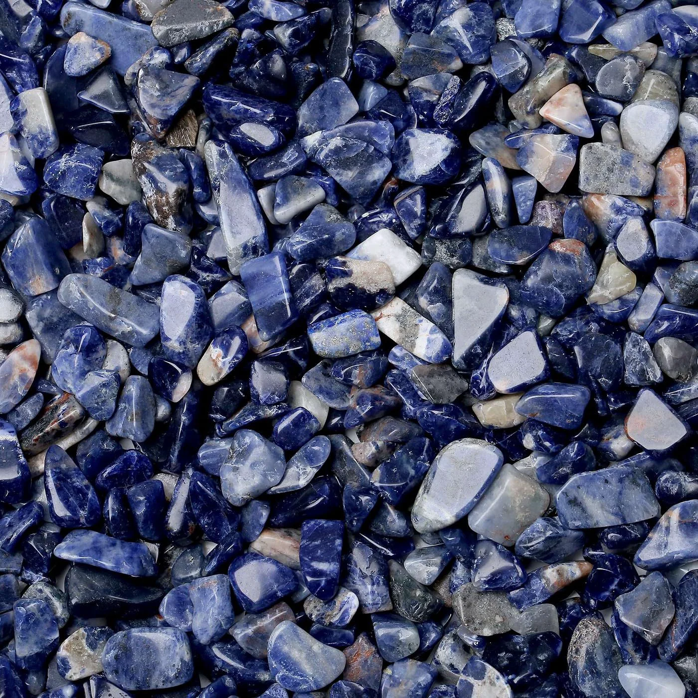 High-Performance LAIDANLA Sodalite 1lb Crystal Chips — Natural Aquarium Gravel Home Decor Dependable