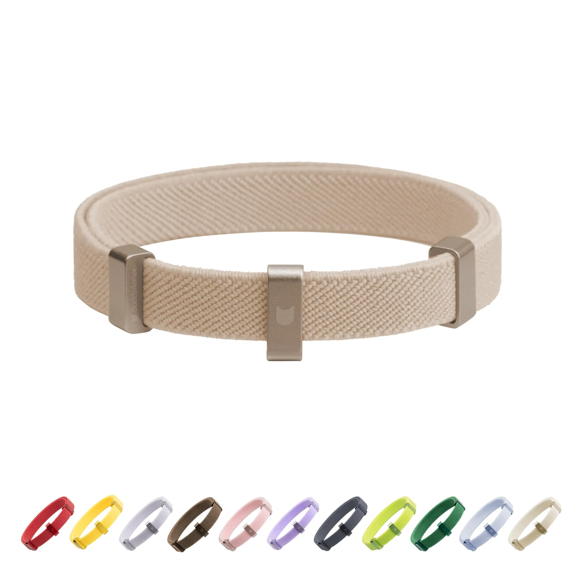Secure BuddyArmor Safety Cat Collar – Award-Winning Elastic Quick Release Lightweight Adjustable 6–12 inches Exclusive