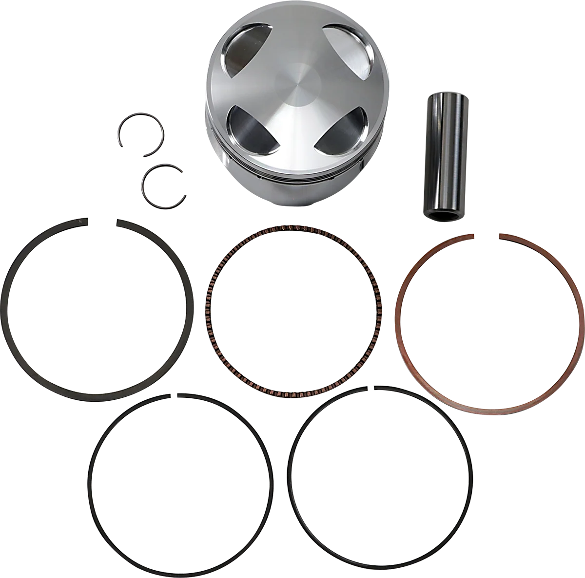 Clean JE PISTONS Piston Kit – 87.00 mm – 12.0 1 CR – Honda 199656 Organic