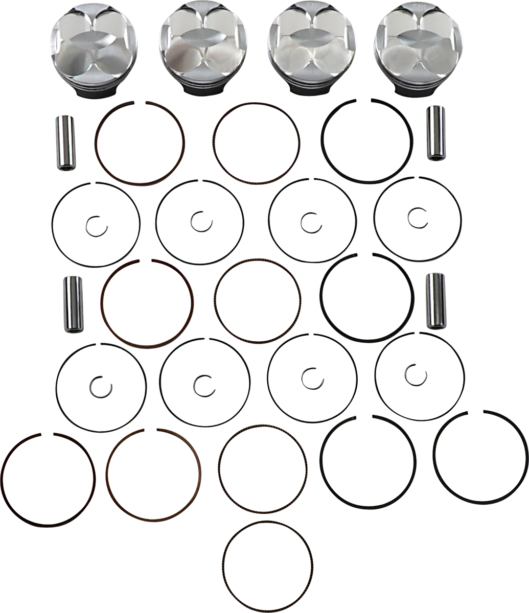 Green JE PISTONS Piston Kit – 69.00 mm – 13.1 1 CR – Yamaha 262318 Natural