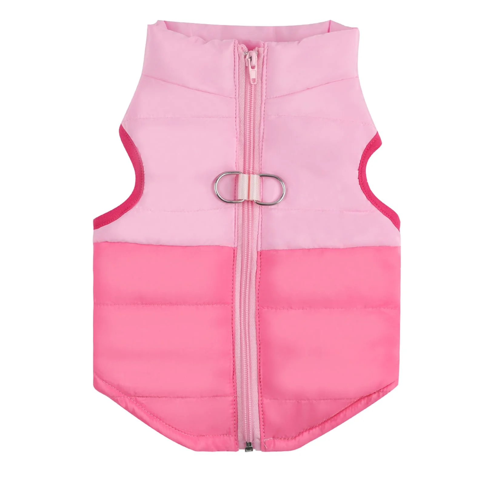 World-Class LONTEPET Winter Dog Coat with Leash Ring Pink Rose Red X-Large for Small Dogs Cats Warm Breathable Jacket User-Friendly