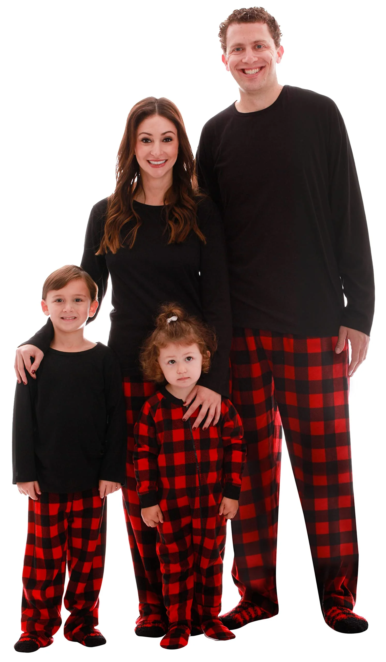 Versatile followme Buffalo Plaid Dog Jacket Large Black – Cozy Coordinated Family Style Superior