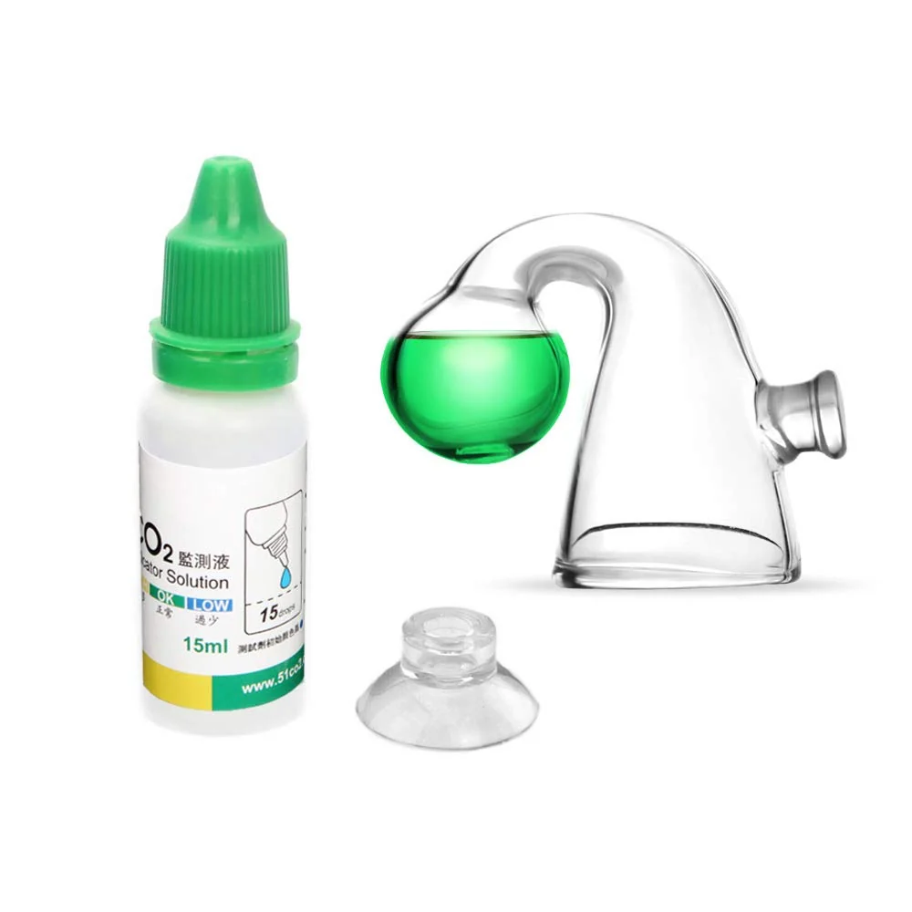 Secure FZONE Aquatic CO2 Glass Drop Checker PH Monitor Kit for Aquarium – Easy CO2 Reading Superior