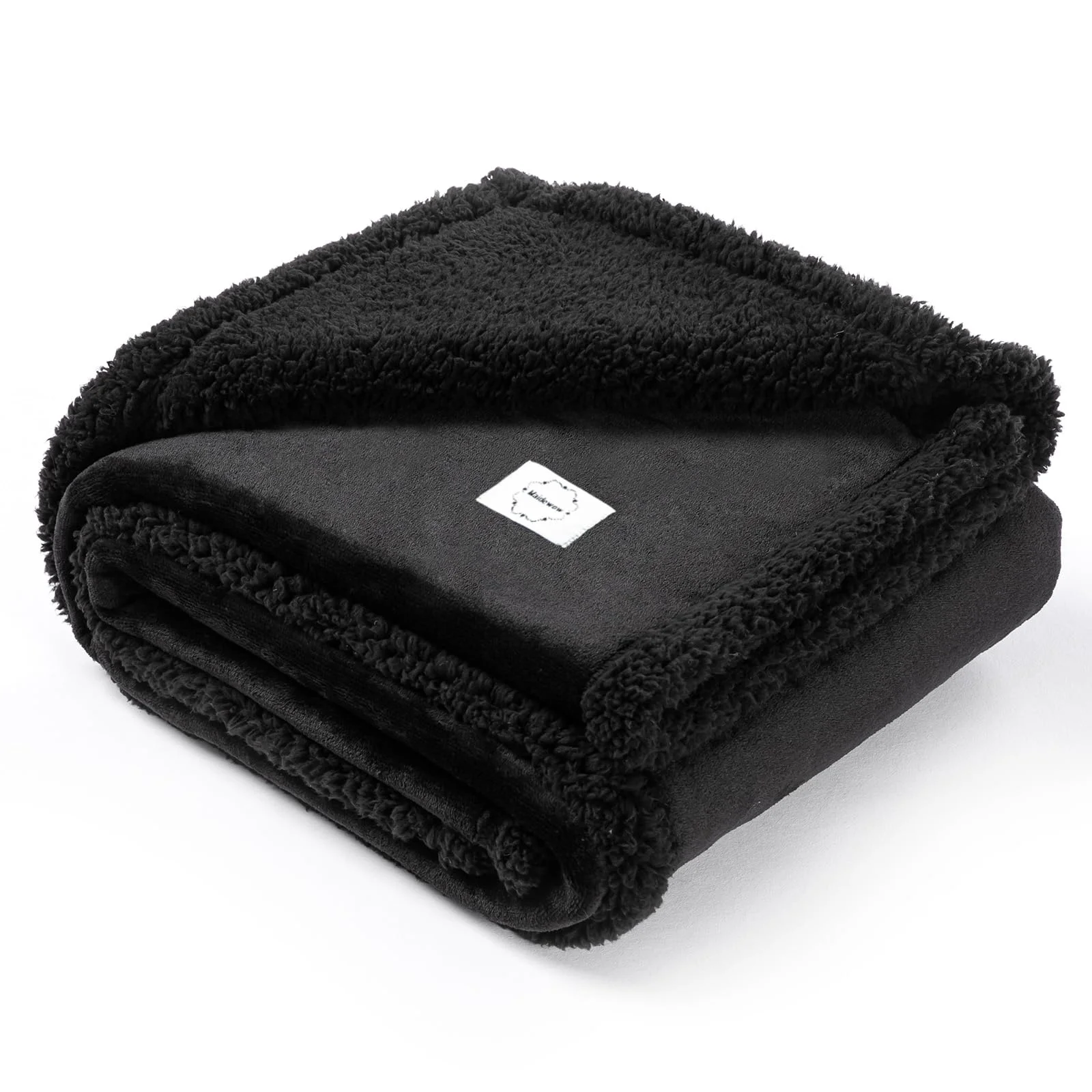 Innovative Maidewow Waterproof Dog Throw Blanket – Reversible Black Jacquard Fleece XS 20x28in Breathable