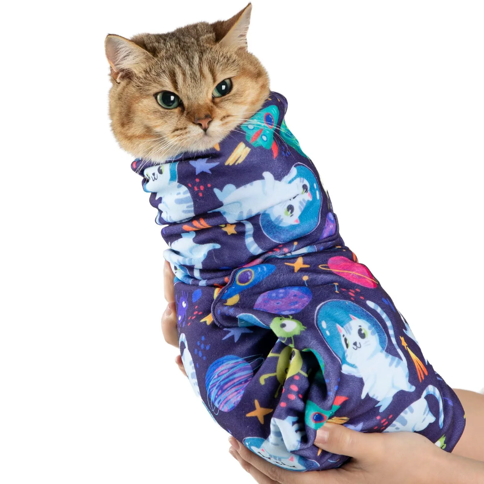 Environmentally Friendly Paw Legend 27.6-in Cat Wrap for Grooming Nail Trimming Restraint Up to 22 Lbs Smart
