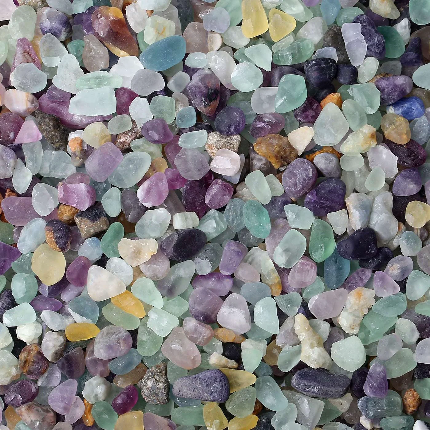 Environmentally Friendly LAIDANLA Fluorite Crystal 1lb Gravel – Aquarium Vase Filler DIY Stones Advanced