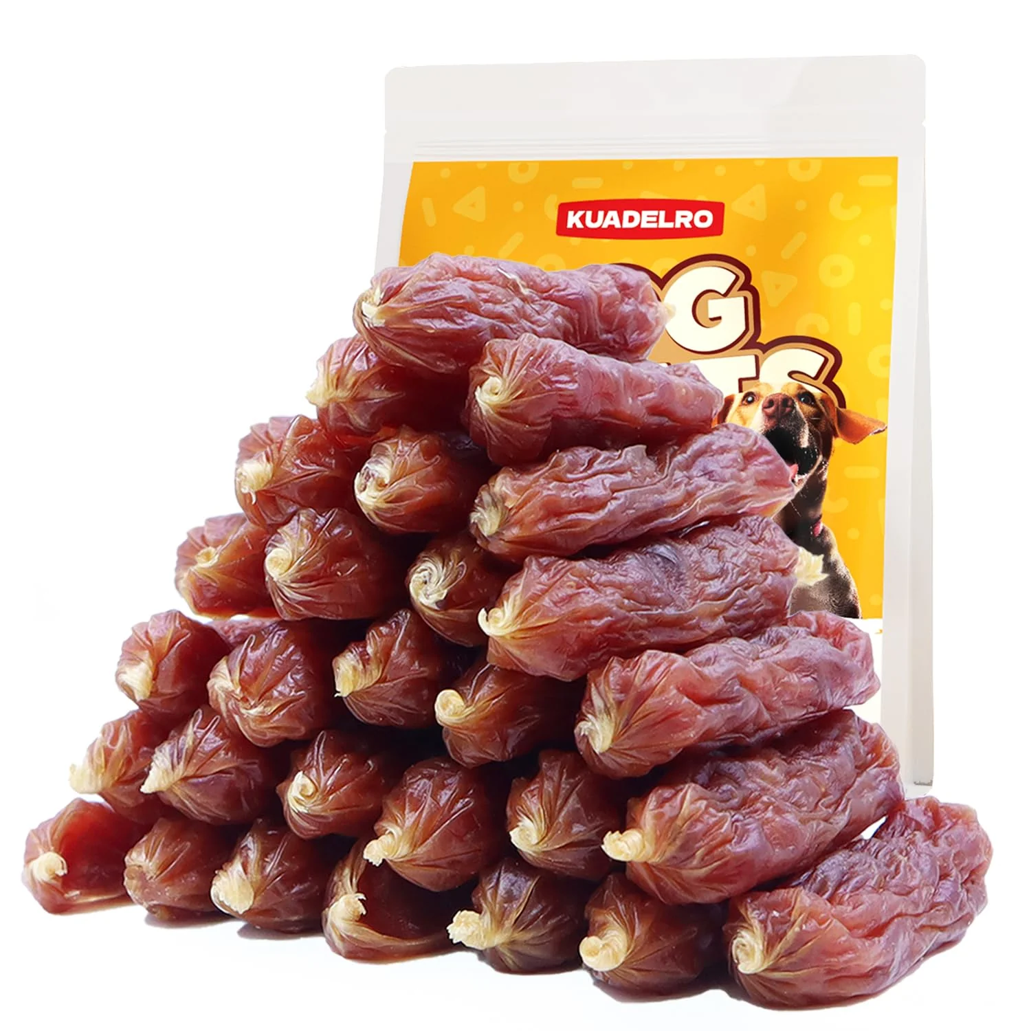 Quality KUADELRO Duck Sausage Soft Dog Treats – Soft Chewy Training Treats for All Breeds 10.58oz Fine Crafted