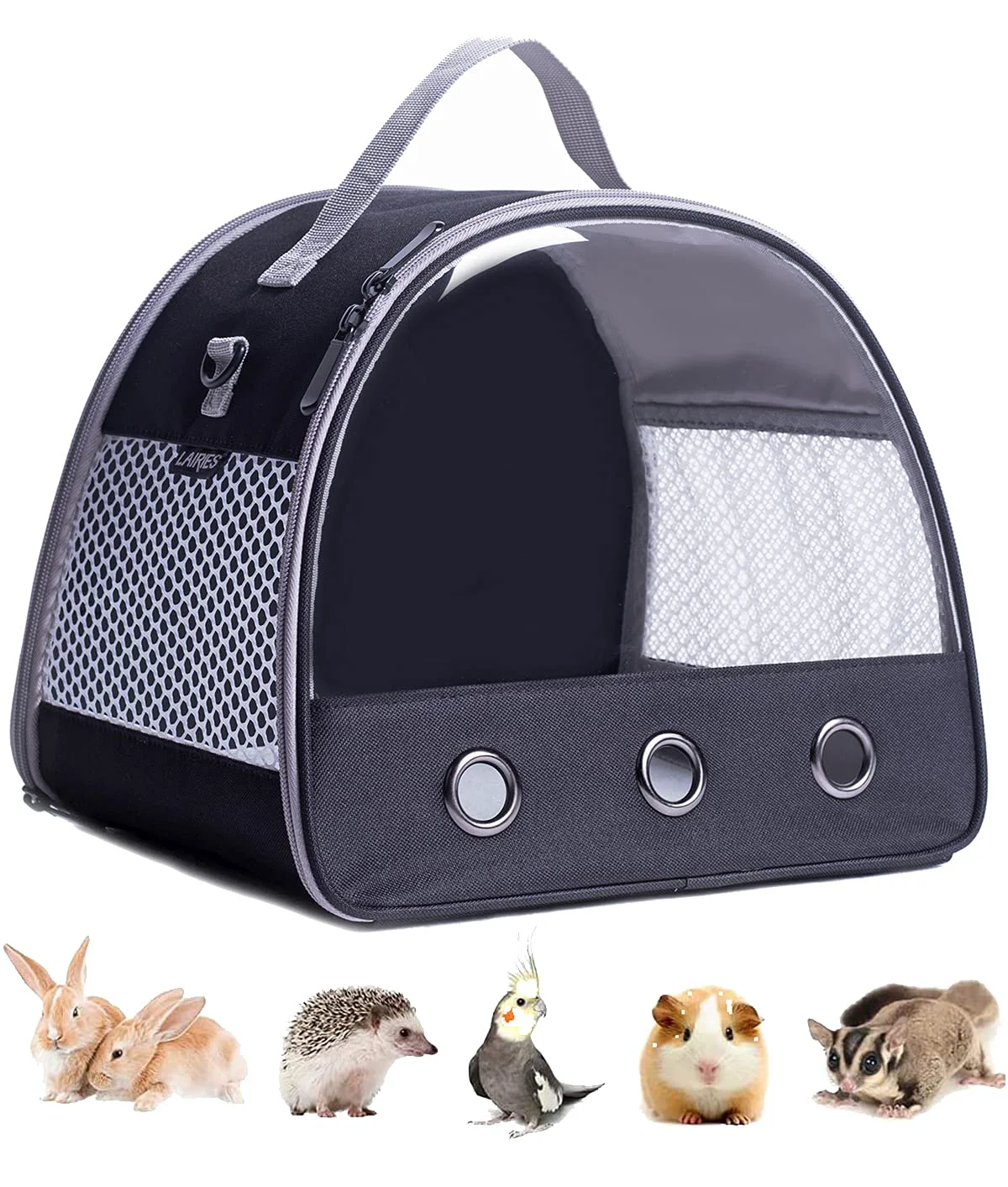 Genuine LAIRIES Guinea Pig Carrier Backpack with Clear Bubble Window Classic
