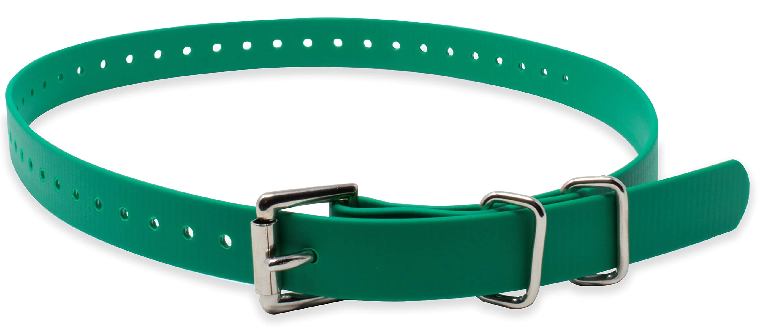 Traditional Educator Biothane Dog Collar – Waterproof Odorproof Adjustable 3 4 Green Certified