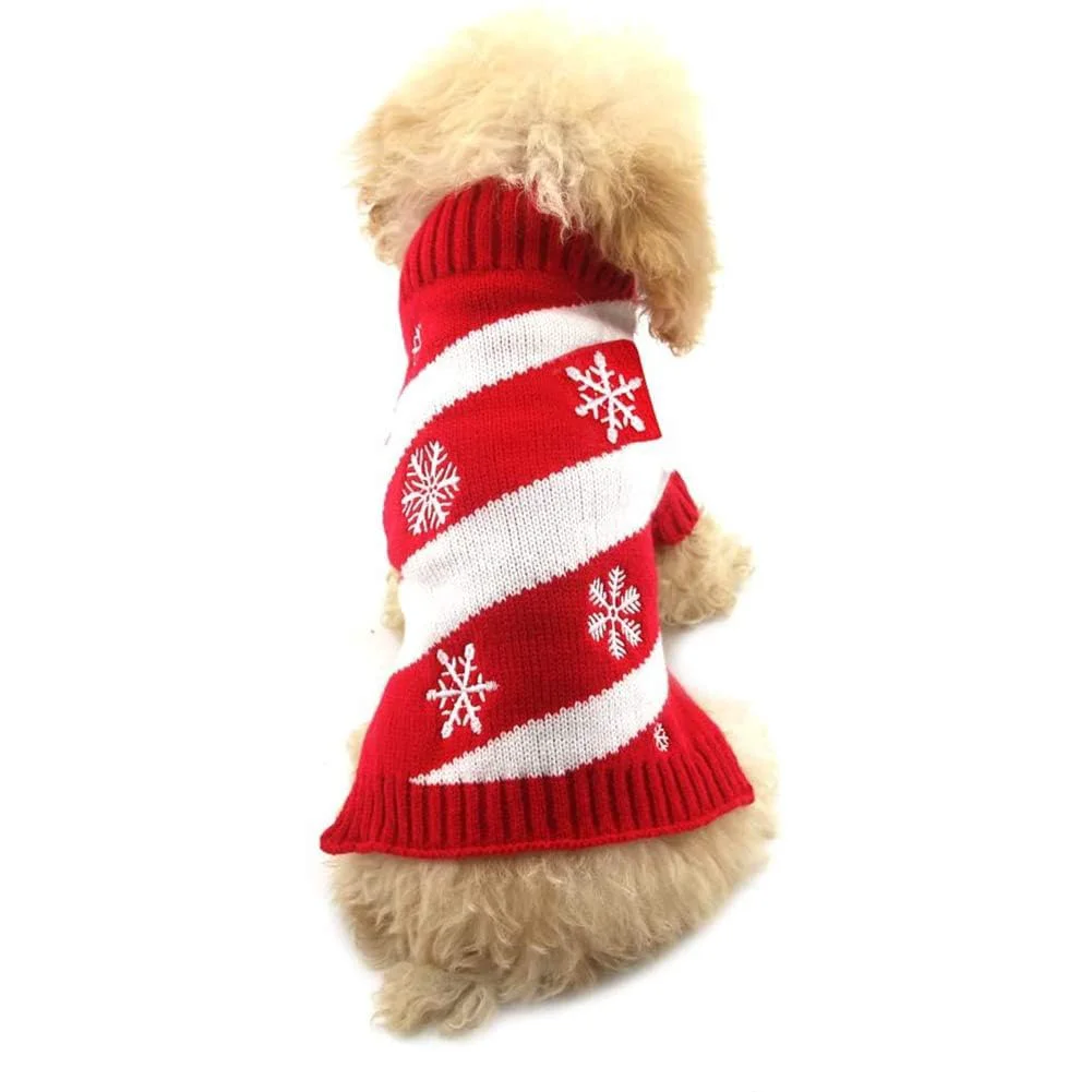 Smooth NACOCO Dog Snow Sweater XL Snowman Holiday Pet Clothing for Small Dogs Cats High-Grade