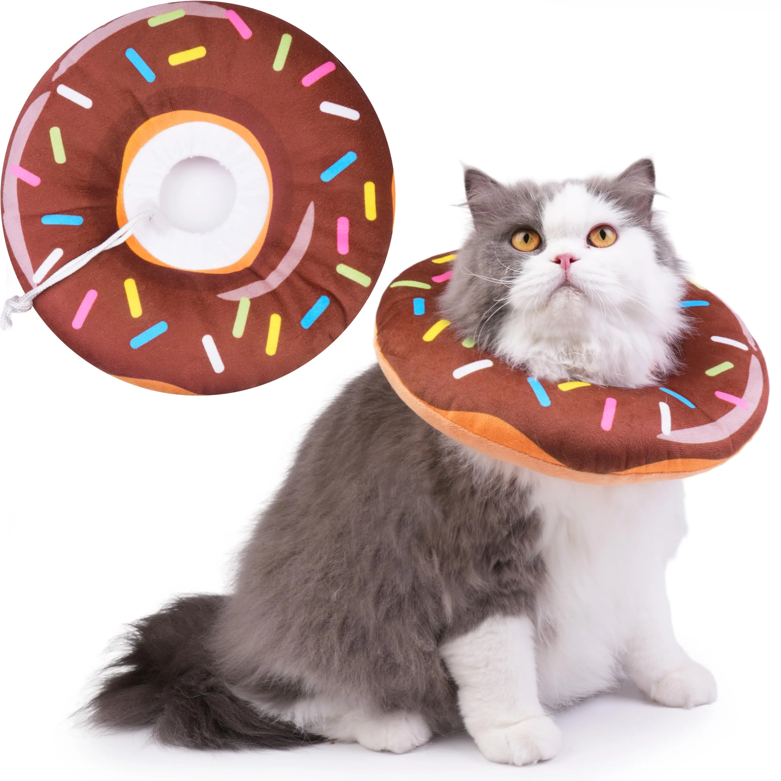 Superior Hpetppy Cat Cone Collar Soft — Adjustable Donut Recovery Collar for Wounds Responsible