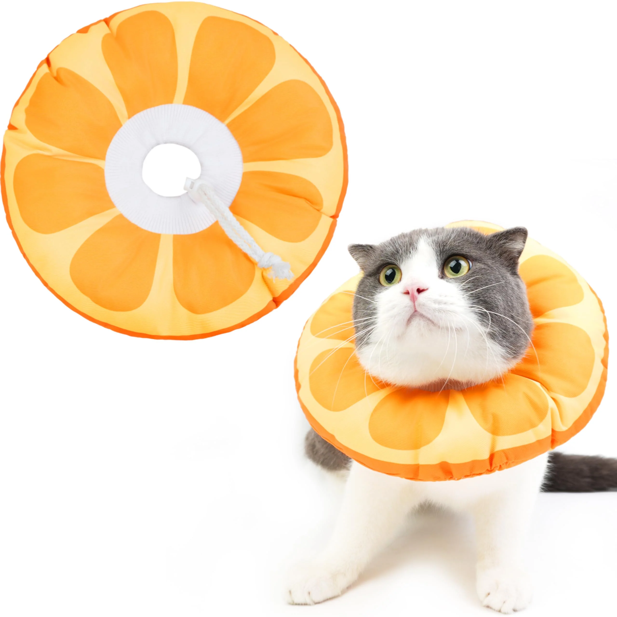 Crafted Hpetppy Cat Cone Collar – Soft Waterproof Recovery Collar for Wound Healing and Post-Surgery Elite