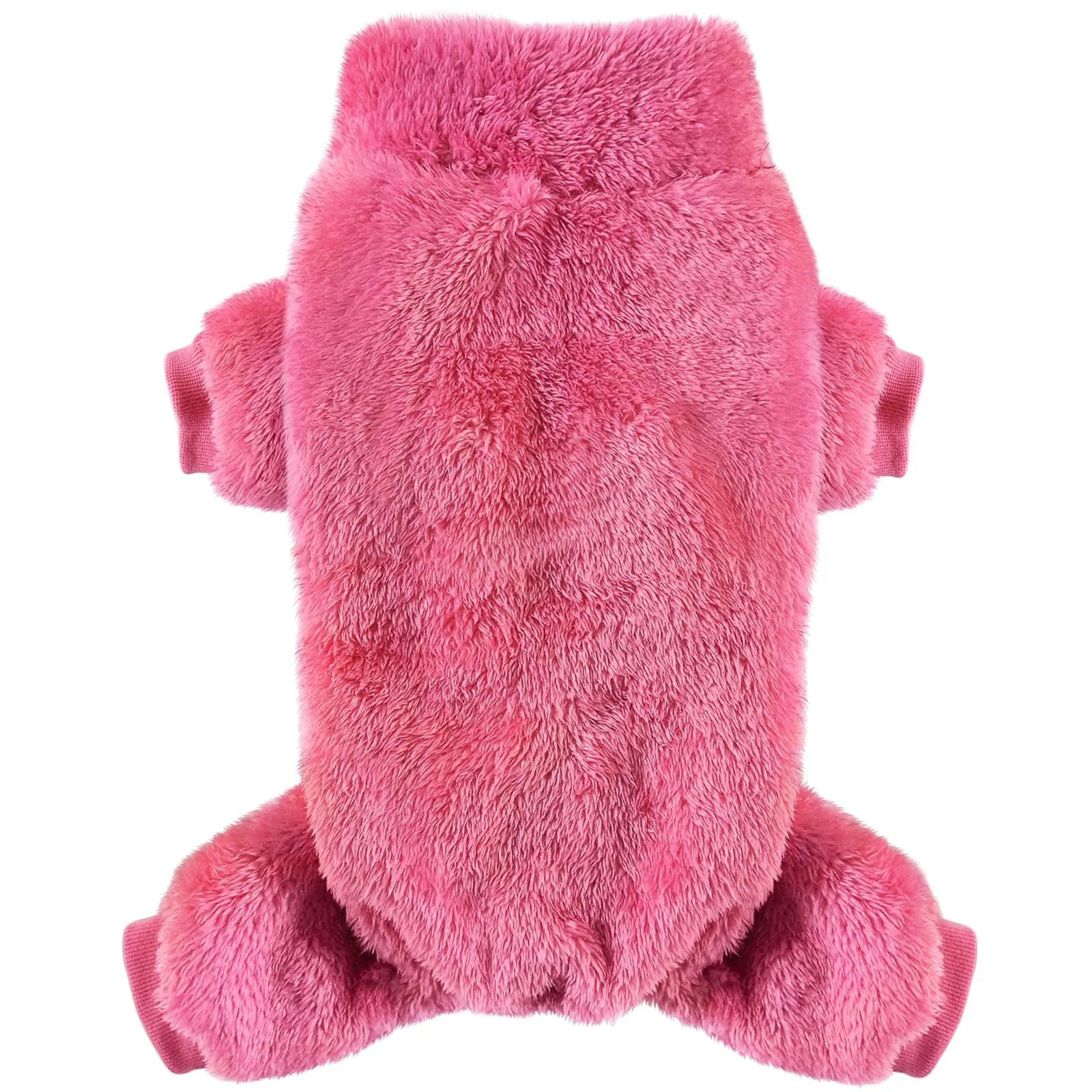 Safe Idepet Velvet Dog Pajamas – Soft Fuzzy Onesie for Small Dogs Cats Rosered M Unique