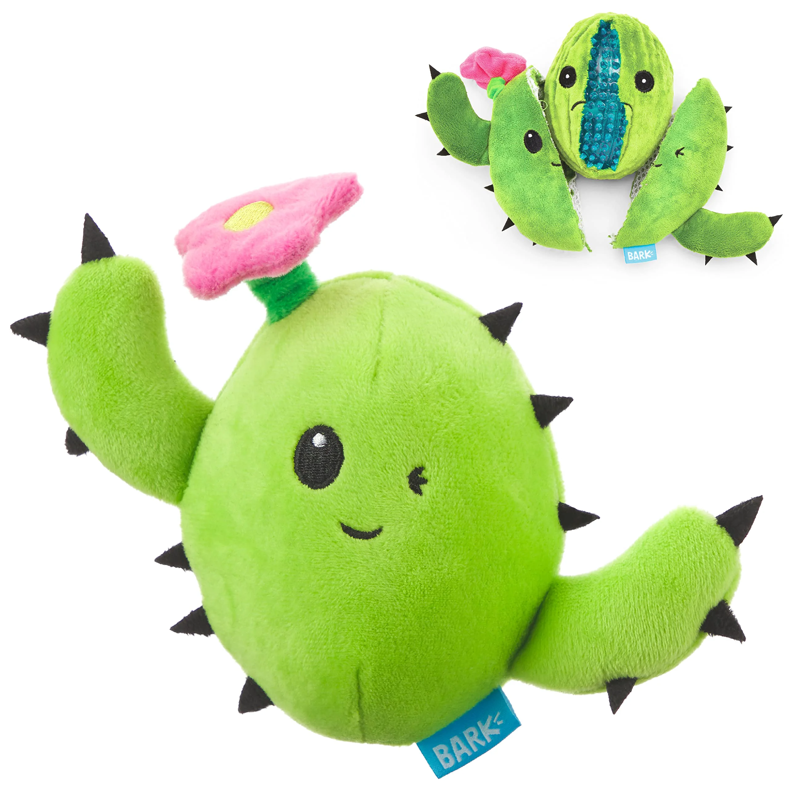 Elite BarkBox 2-in-1 Interactive Plush Toy – Consuela Cactus Small Squeaky Crinkly Dog Toy Original Design