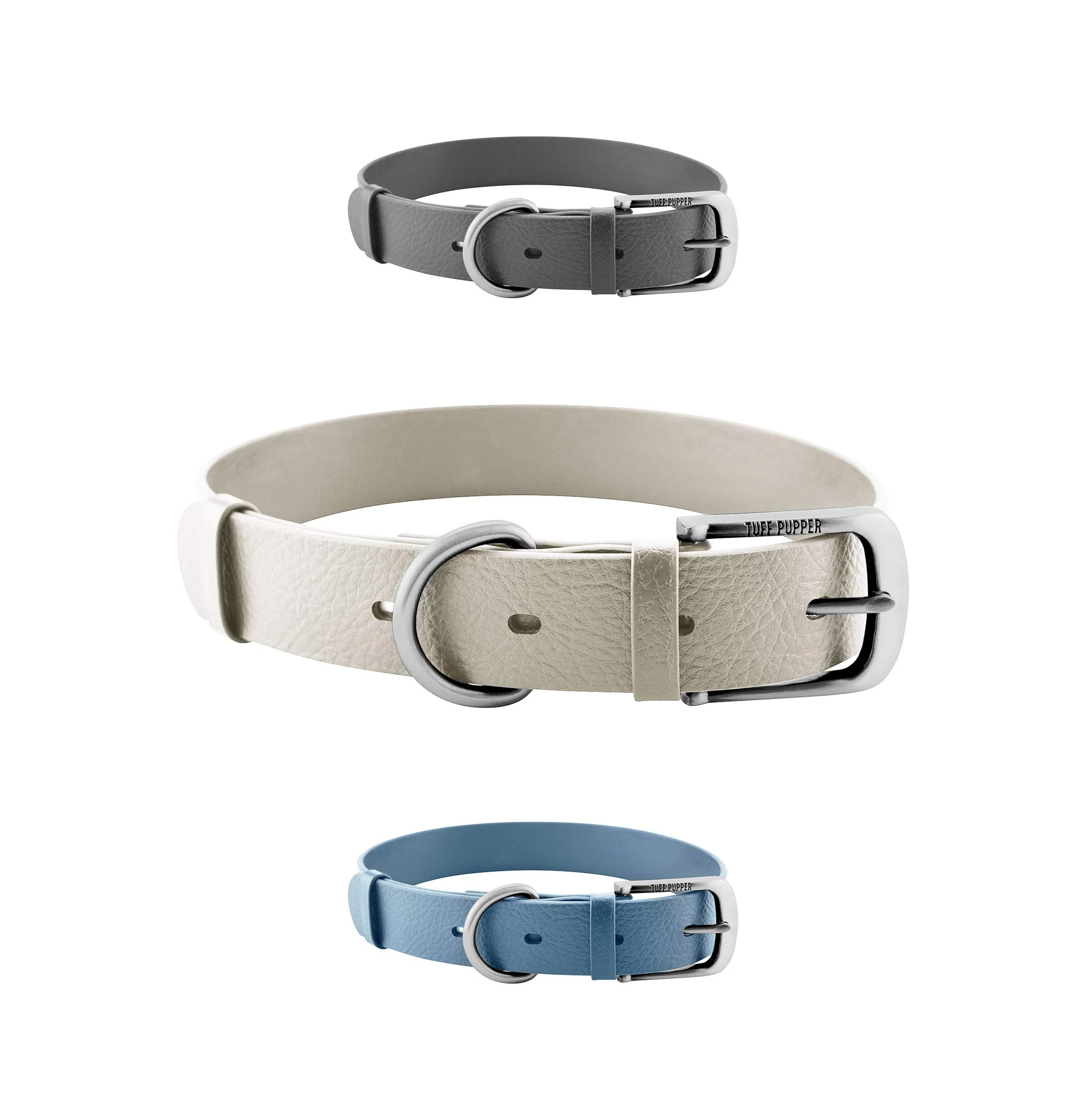 Smooth Tuff Pupper Classic Heavy Duty Dog Collar – 10x Stronger Waterproof Odor-Proof Excellent
