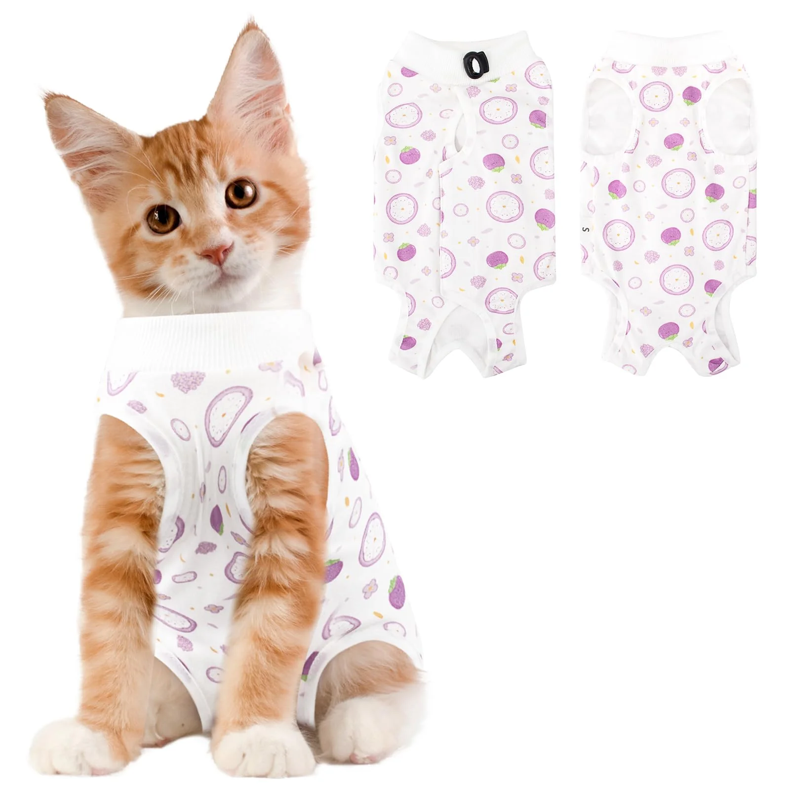 Casual Coppthinktu Cat Recovery Suit Female Breathable Post-Surgery Onesie Original