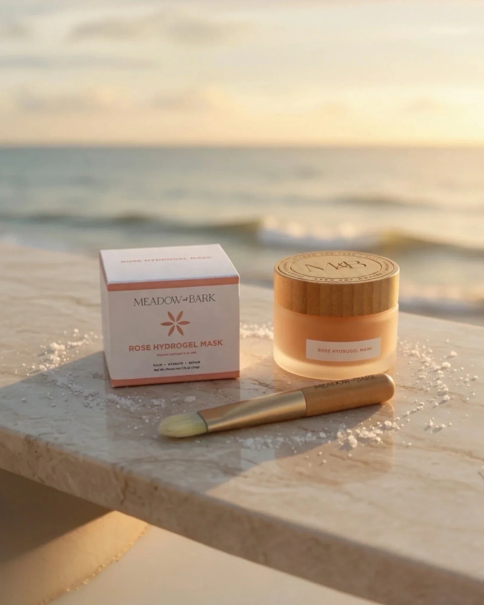 Lightweight Mascarilla de hidrogel de rosa Fast