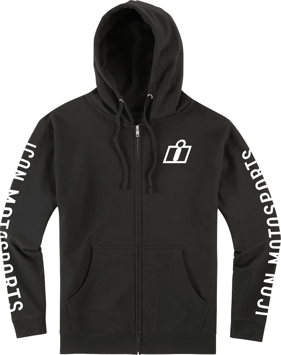 Reusable ICON Clasicon™ Zip Hoodie – Black – XL 3050-7462 Sustainable