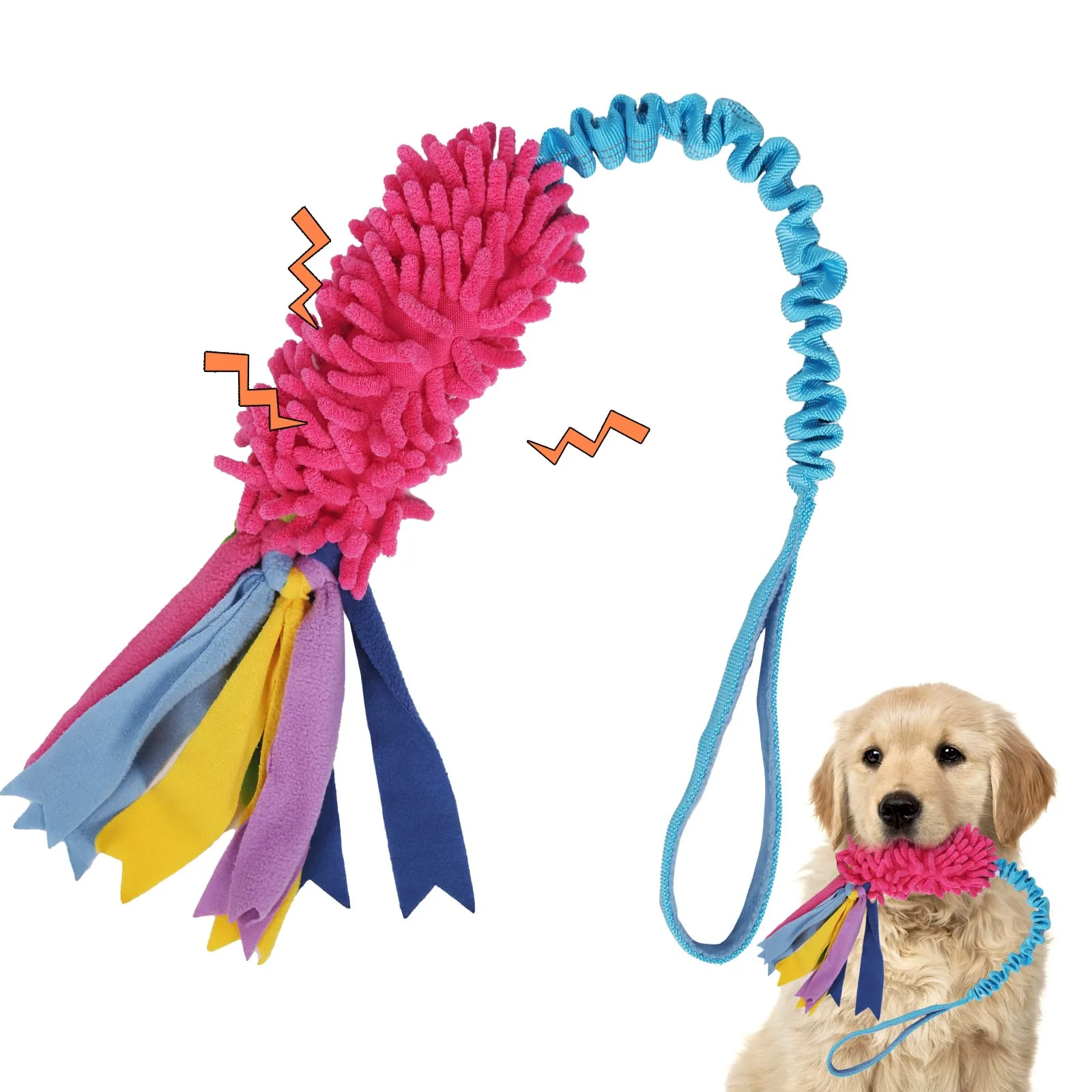 Trusted Wodoca Dog Tug Toy for Aggressive Chewers – Large Dogs Squeaky Easy to Clean Dependable